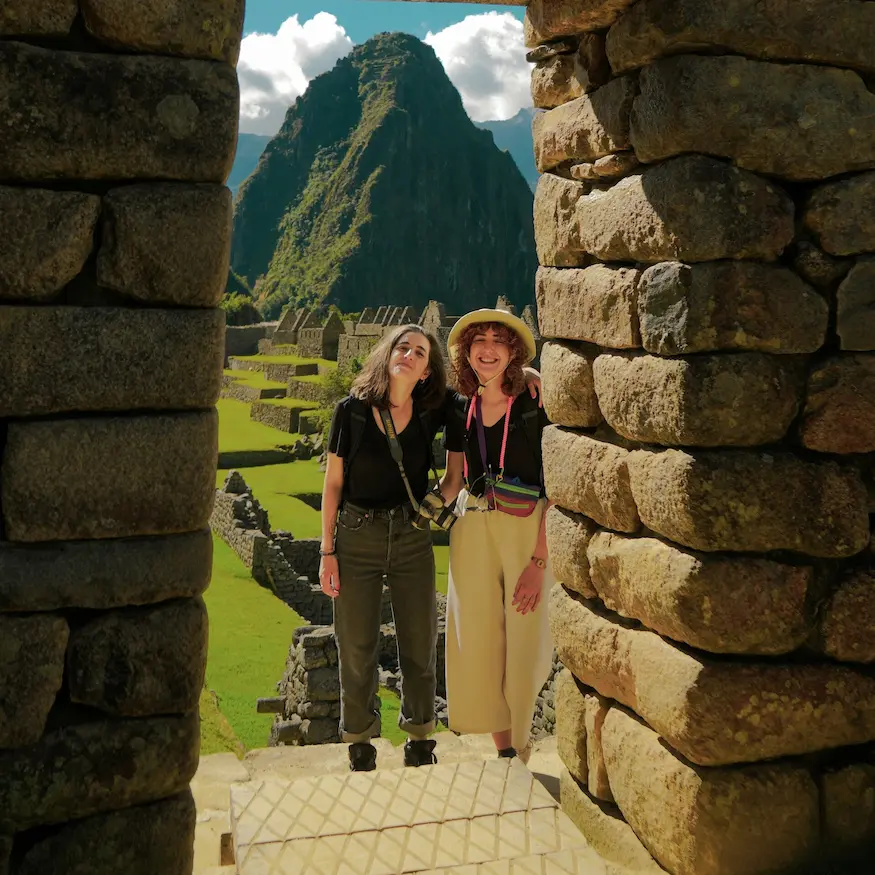 Travelers discovering Peru with BigFoot Machu Picchu