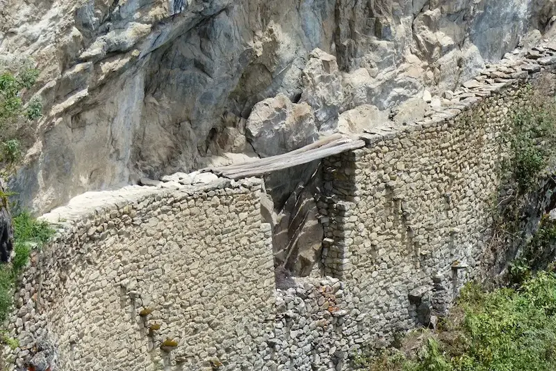 inca bridge machu picchu