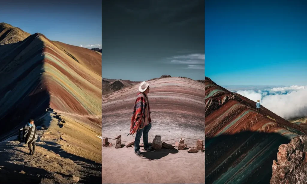 rainbow mountains in peru