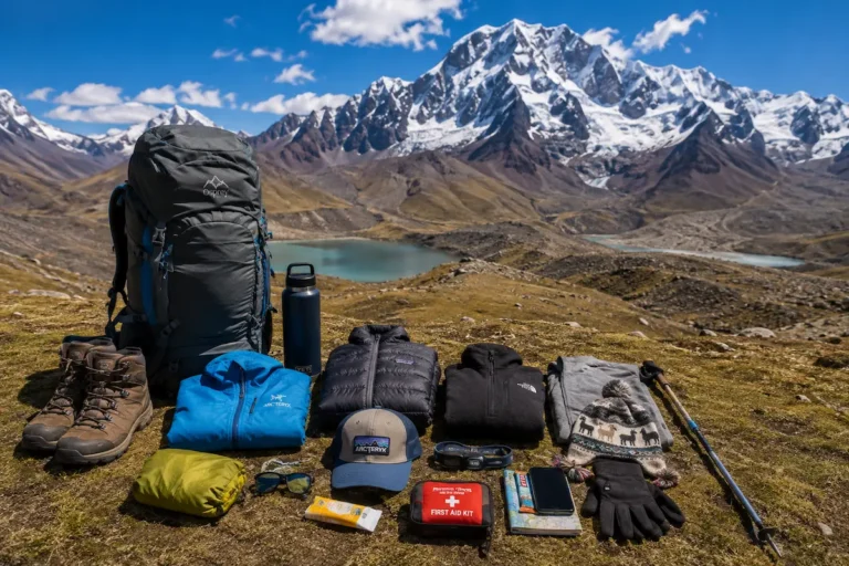 ausangate trek packing list
