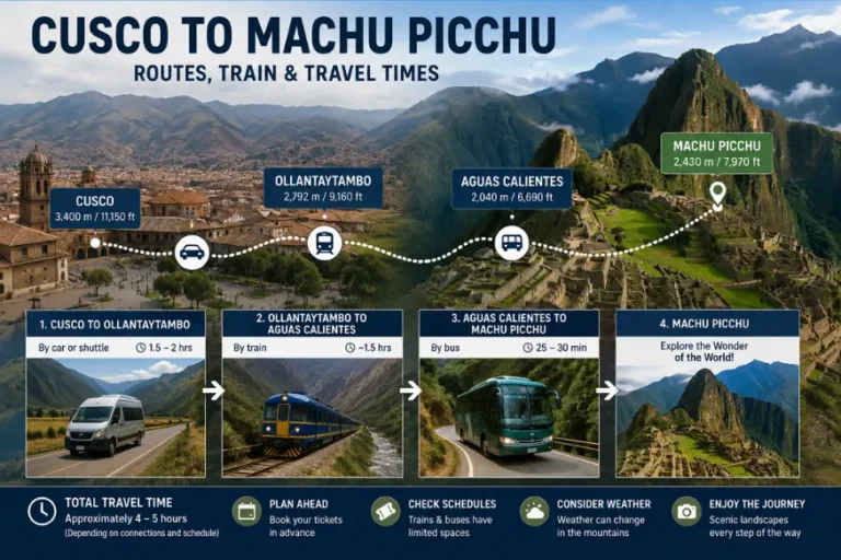 Cusco to Machu Picchu