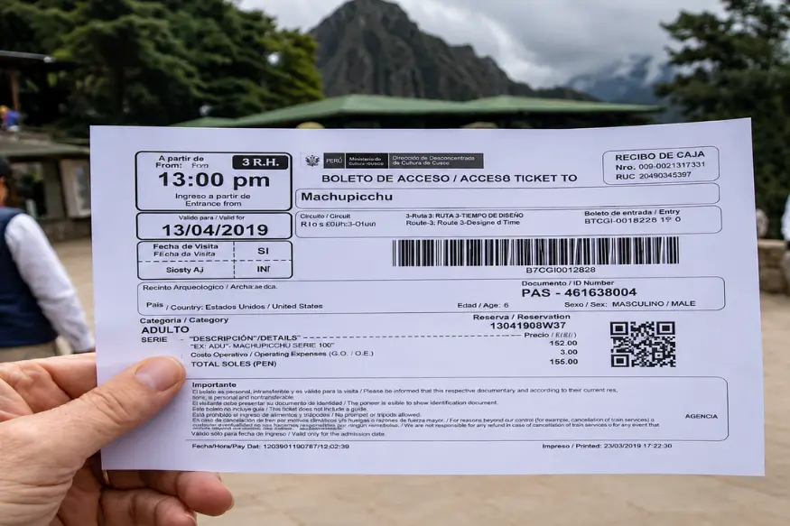Machu Picchu Tickets
